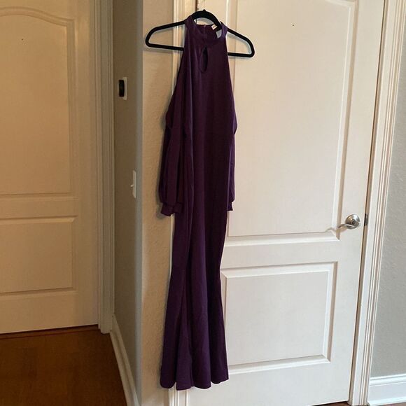 Metamorphosis‎ Girl Purple Cut Out Midi Dress 2XL Nwt - Picture 3 of 8